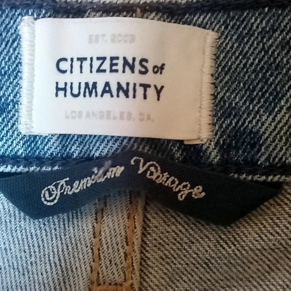 Citizens of Humanity Florence High-Rise Wide-Straight Jeans in Adorn - Picture 9 of 12